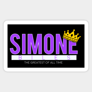 SIMONE BILES THE GREATEST OF ALL TIME Sticker